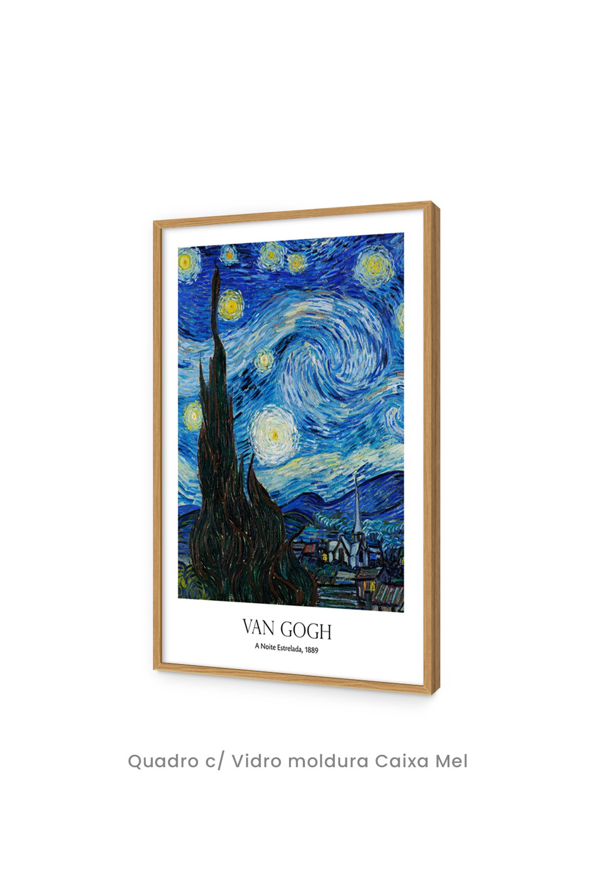 Quadro Decorativo Top Quadros - Clássicos - A noite Estrelada, 1889