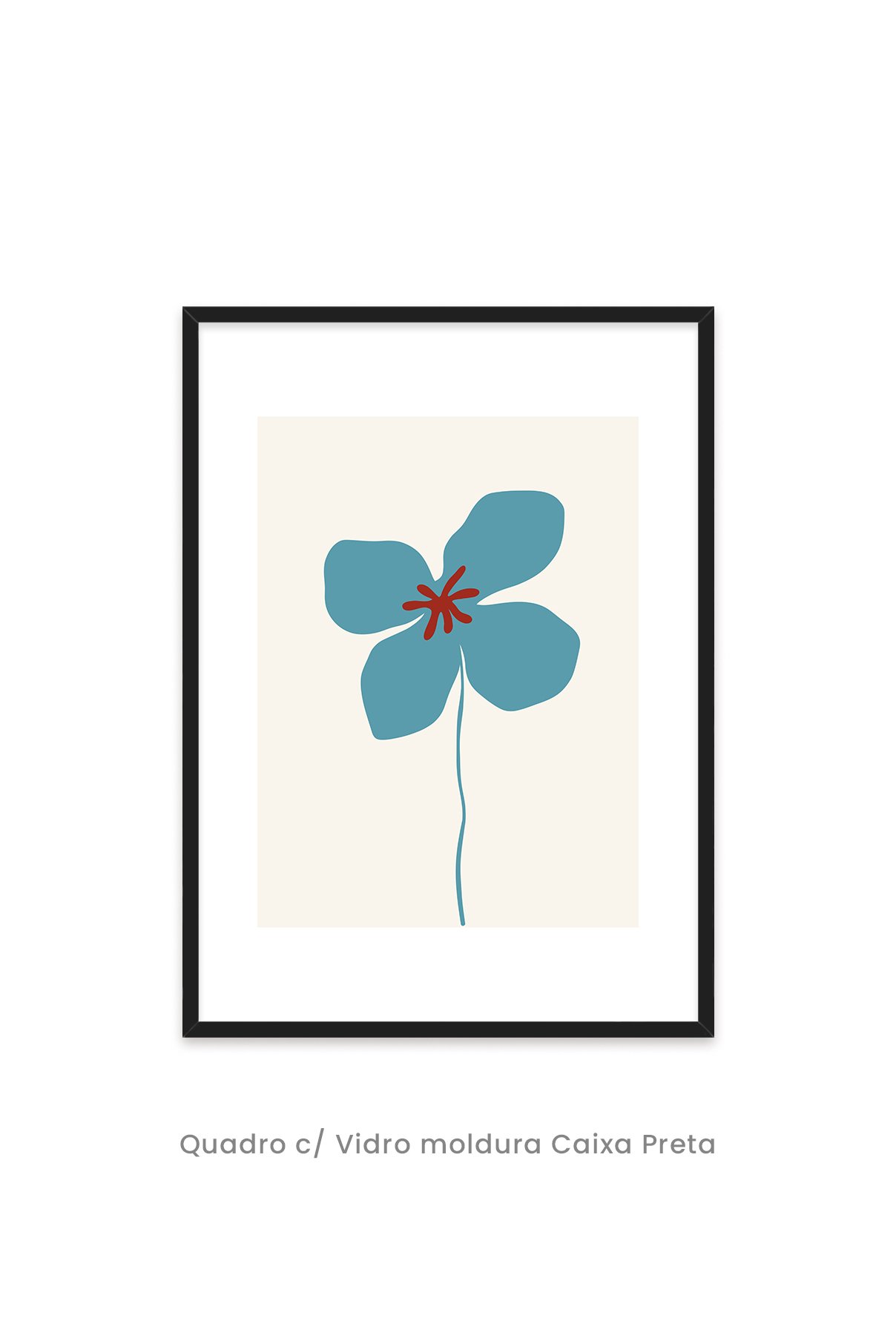 Quadro Decorativo Top Quadros - Minimalista - Poster Flower